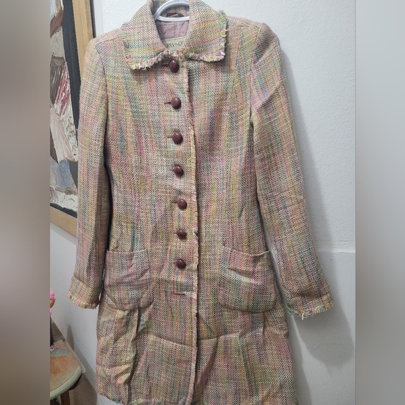 Long tweed jacket - Picture 1 of 4